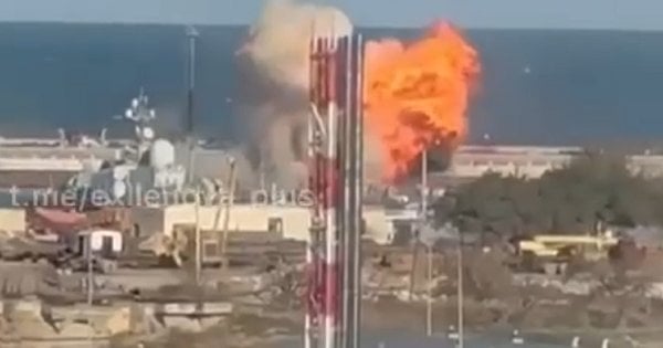 Безпілотники вперше атакували порт у російському Дагестані