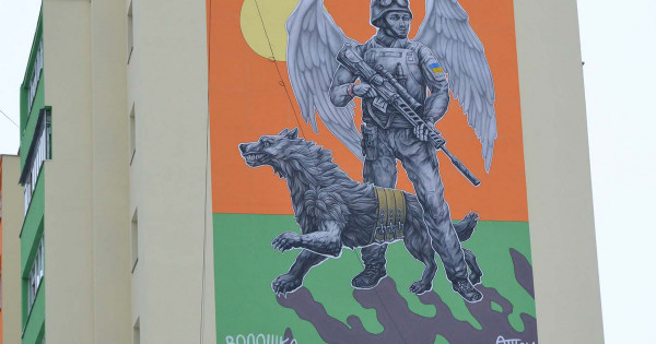 V Khmelnytskyi je bil poslikan mural v čast specialnih enot Oboroženih sil Ukrajine