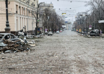 Dve osebi sta bili ubiti z ruskim obstreljenjem sirotišni Kharkiv