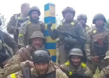 Kharkiv teritorialni obrambni bataljon potisnil Ruse na državno mejo (video)