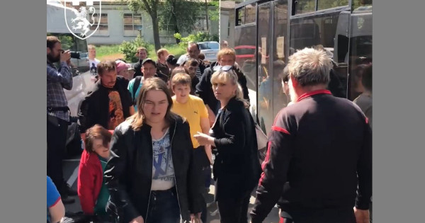 Lviv teritorialna obrambna brigada je pomagala evakuirati prebivalce Bakhmuta (video)