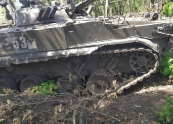 Napadna brigada oboroženih sil Ukrajine je zajela nov ruski BMP-3
