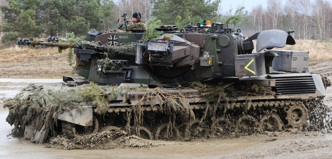 Nemčija je Ukrajini predala še šest protiletalskih tankov in granat Gepard