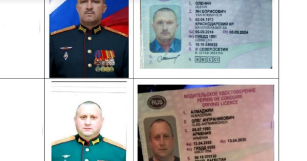 Oborožene sile Ukrajine objavile fotografije in imena specialnih enot ruske obveščevalne službe