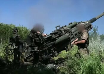 Oborožene sile Ukrajine so pokazale video o bojnem delu hubic M777
