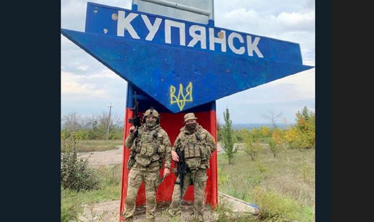 Oborožene sile Ukrajine so ponovno ujele pomembno za rusko naselje Kupyansk-Knotovoy