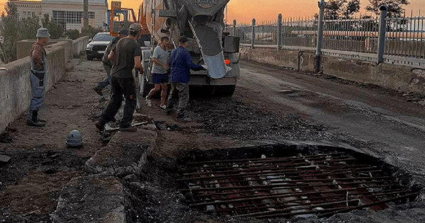 Oborožene sile Ukrajine so z raketnim napadom onesnažile most Kakhovka v regiji Kherson