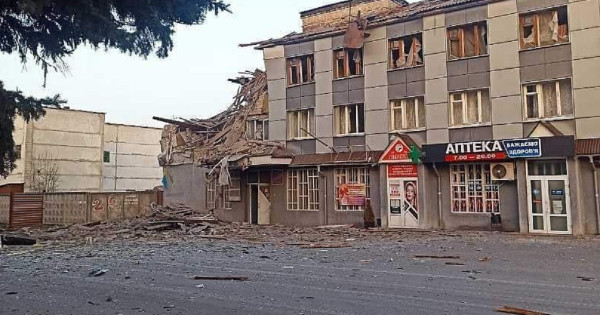 Okupator obstreljenim civilnim avtomobilom v Kreminna, Luhansk region