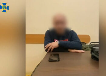 Prebivalca Lutska so poklicali v SBU zaradi streljanja z obstreljeno podstajo na brezpilotnem letalu.