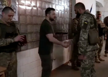 Predsednik Ukrajine dodelil državne nagrade sedmim bojevnikom 24. brigade iz regije Lviv