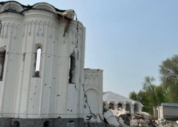Rusi bombardirali cerkev UOC-MP v donjeck regiji
