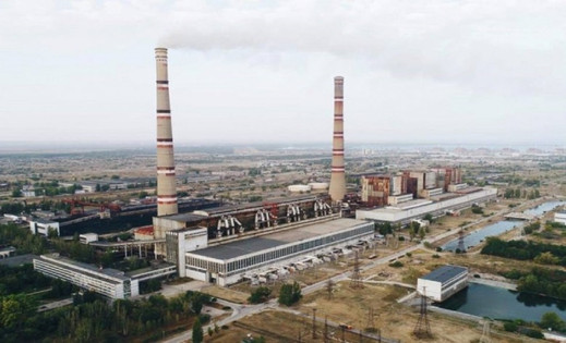 Rusi lupine pepela odtoki Zaporizhia TPP za dvig oblakov radioaktivnega prahu