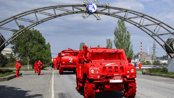 Rusi povečali število vojaške opreme na Zaporizhzhia NPP