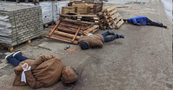 Ruski okupatorji ubili več sto civilistov v Buči