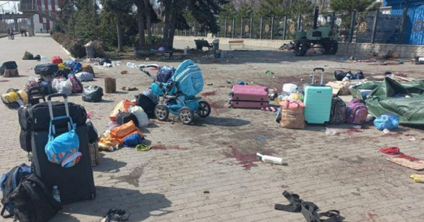 Strokovno znanje SBU potrjuje rusko obstreljevanje železniške postaje Kramatorsk