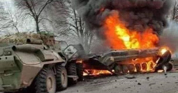 Ukrajinska vojska je premagala kolono sovražne opreme, ki je bila sestavljena iz 800 enot