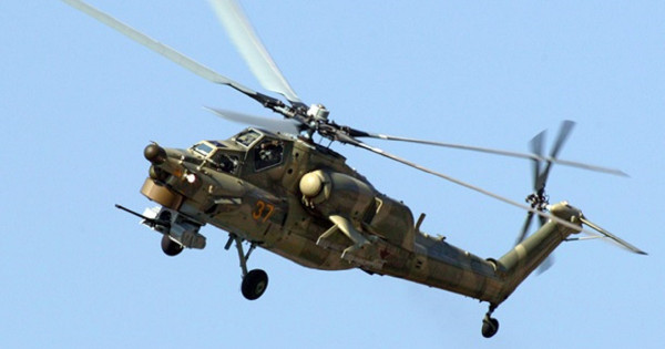 Ukrajinski padalci sestrelili ruski napad helikopter Mi-28 za 15 milijonov dolarjev