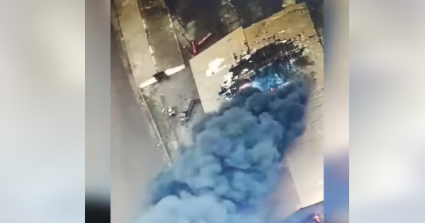 Ukrajinsko topništvo je z ognjem prekrilo hangar z rusko opremo