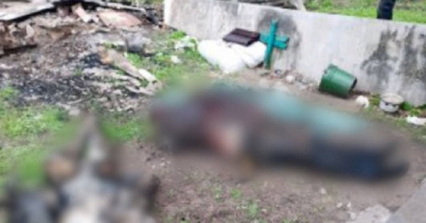V Kharkiv regiji so Rusi mučili moškega in žensko in požgali trupla.