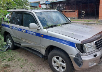 V okupiranem Berdyansku so zaradi eksplozije avtomobila ubili "namestnika vodje prometne policije".