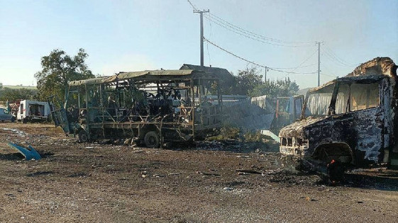 V regiji Kherson so Rusi streljali na konvoj civilnih avtomobilov, najmanj pet mrtvih