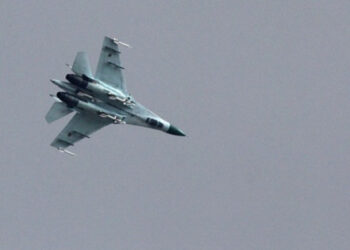 V regiji Vinnytsia so ukrajinski piloti sestrelili ruski lovec SU-25.