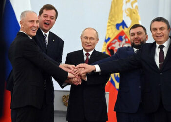 Vladimir Putin podpisal "zakone" o priklopu zasedenih ozemelj Ukrajine