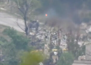 Vojaki 24. brigade iz regije Lviv iz ATGM "Stugna-P" so uničili rusko izvidno vozilo