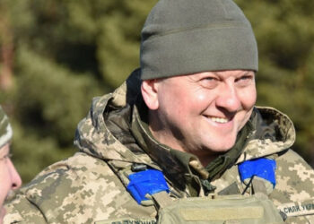 Zaluzhny se je zahvalil Polesom za sisteme zračne obrambe, ki pomagajo sestreliti ruske brezpilote