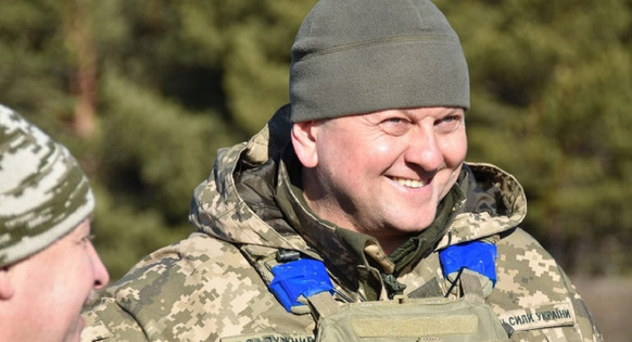 Zaluzhny se je zahvalil Polesom za sisteme zračne obrambe, ki pomagajo sestreliti ruske brezpilote