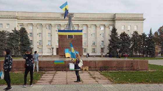 Ukrajinska vojska vstopil kherson: impresivne fotografije in video posnetki