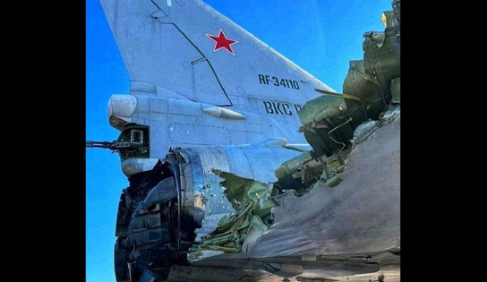 Letalstvo Oboroženih sil Ukrajine objavilo fotografijo posledic stavke na letališče Ruske federacije
