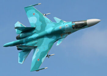 Mejni stražarji so sestrelili ruskega lovca SU-34 na obrobju Bakhmuta