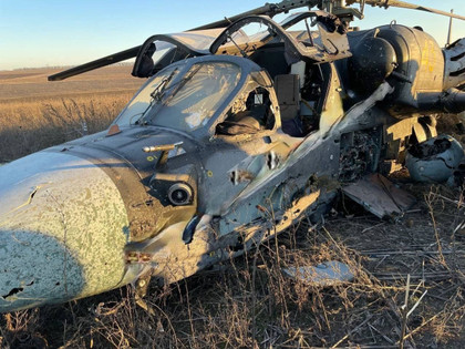 Ruska zračna obramba sestrelila svoj helikopter Ka-52 v regiji Zaporizhia