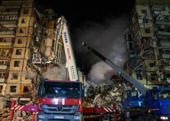 17 ljudi je pogrešanih po ruskem napadu na Dnjeper.