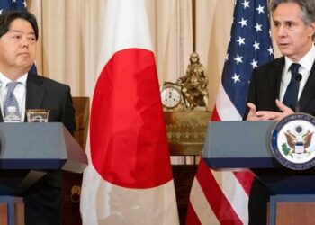 Združene države in Japonska so skupaj razglasile podporo Ukrajini in obsodile ukrepe Rusije