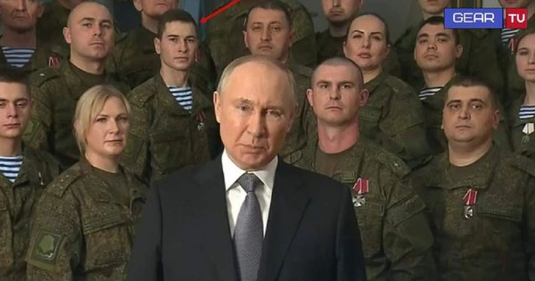 V Donbasu so utegnali okupatorja, ki je v Putinovem novoletnem pozdravu zaslišal
