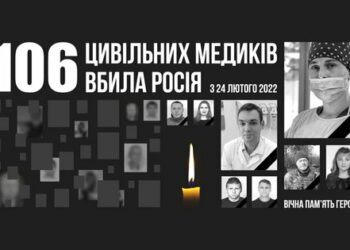 Med letom vojne so ruski okupatorji ubili 106 civilnih zdravstvenih delavcev.