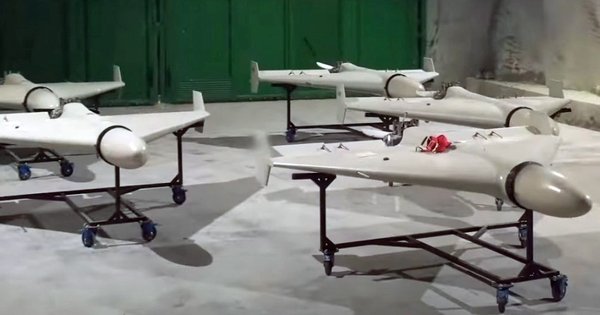 Rusija je povsem povsem izčrpala zaloge iranskih udarnih brezpilotnih letal, pravi britanska obveščevalna služba