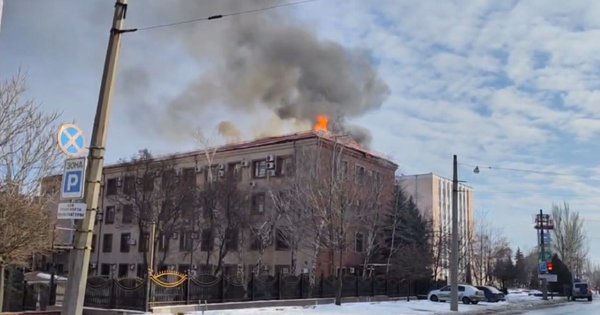 Ruski mediji poročali o stavki na okupacijska tožilstva v Donjecku (video)
