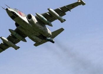 Rusko letalo za napad Su-25 strmoglavilo v bližini meje z Ukrajino
