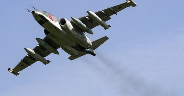 Rusko letalo za napad Su-25 strmoglavilo v bližini meje z Ukrajino