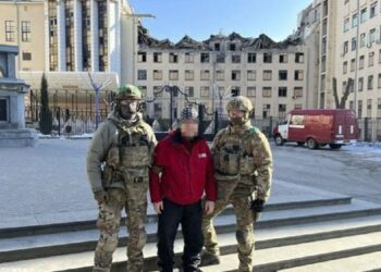 SBU o "vročem" pridržanem ruskem agentu, ki je popravil raketne napade na Kharkiv