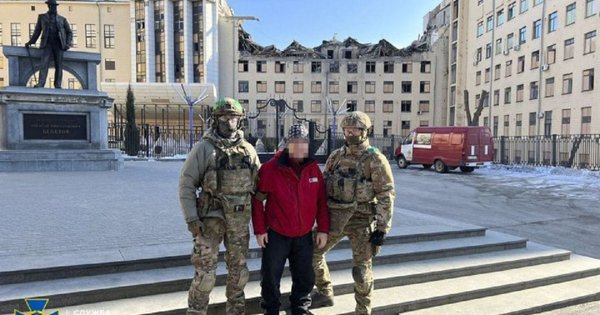 SBU o "vročem" pridržanem ruskem agentu, ki je popravil raketne napade na Kharkiv