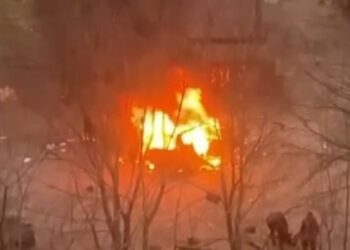 У Мелітополі підірвали автомобіль з одним із місцевих колаборантів