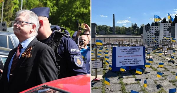 Активісти завадили послу РФ покласти квіти до радянського меморіалу у Варшаві