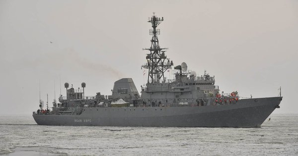 Український дрон влучив у російський корабель «Іван Хурс» у Чорному морі