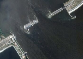 Американські супутники зафіксували вибух перед руйнуванням Каховської ГЕС