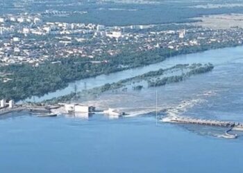На Каховській ГЕС перед підривом сфотографували автомобіль із вибухівкою