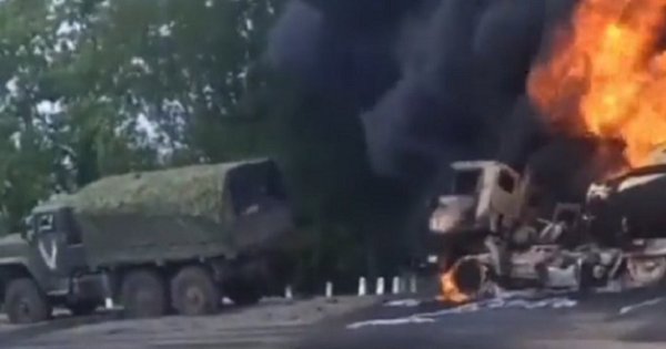 ЗСУ розбили колону російської бригади, яка підірвала Каховську ГЕС (відео)